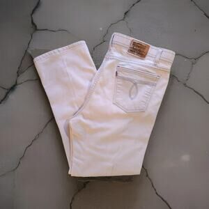 vintage Levi's brown tag action jeans Mens 36x29 White With Gray Sticking60